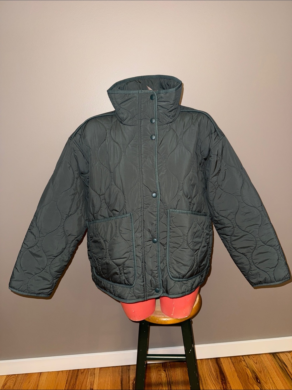 NWT Lou & Grey - Quilted Puffer Jacket
